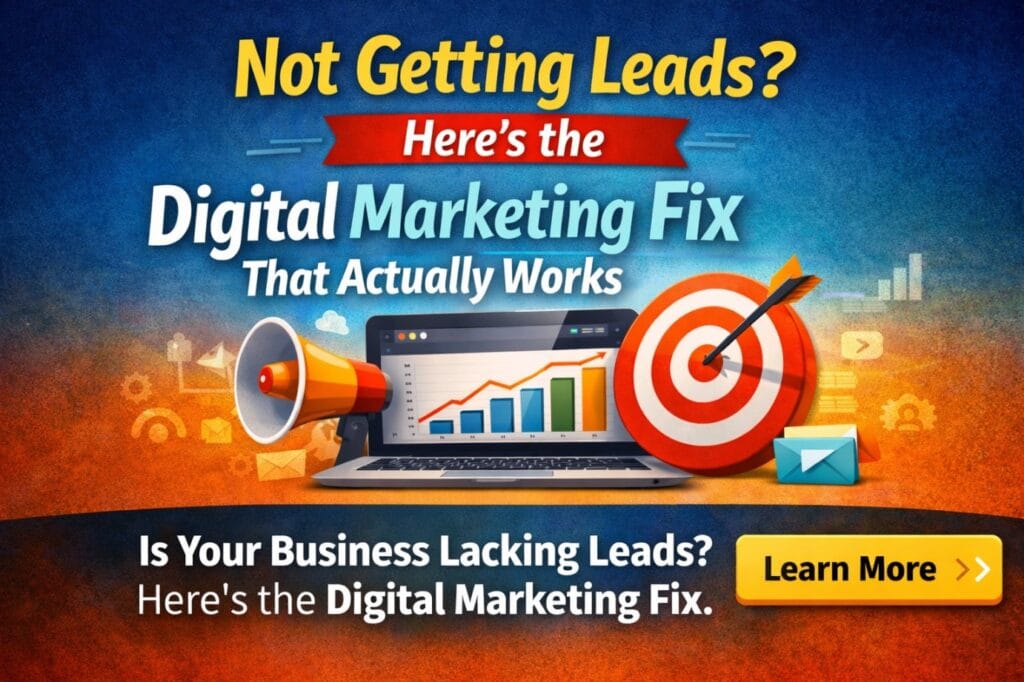 Not Getting Leads? Here’s the Digital Marketing Fix